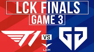 T1 vs GEN Highlights Game 3 | GRAND FINAL LCK 2024 Spring | T1 vs Gen.G