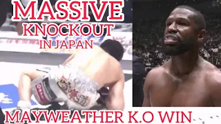 Floyd Mayweather KNOCKS OUT Manny Pacquiao fighter Mikuru Asakura in JAPAN exhibition bout