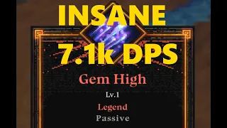 ACT II Endless desert - Lorien INSANE 23min run 7.1k DPS Gem High Warped attack !