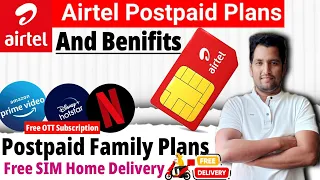 Airtel postpaid plans | Airtel Postpaid New Sim Card Online