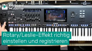 Rotary/Leslie-Effekt richtig einstellen und registrieren | Power-Tipp