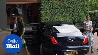 Kate and Pippa Middleton attend Wimbledon women's final