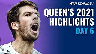 Shapovalov/Tiafoe vs Norrie; Berrettini vs De Minaur | Queen's 2021 Day 6 Highlights