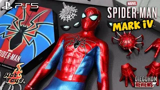 Hot Toys Spider-Man PS4 e PS5 Mark IV Review BR / DiegoHDM