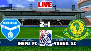 Ihefu Fc 2-1 Yanga Sc | Ligi Kuu NBC 29/11/2022 ( HALF TIME)