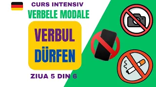 🇩🇪CURS Verbele Modale! Verbul #DÜRFEN! 🙀 ZIUA 5