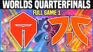 TES vs FNC Game 1 Worlds QUARTERFINALS 2020 - TOP ESPORTS vs FNATIC Game 1 Worlds 2020 QUARTERFINALS