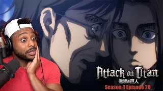 Eren Been Making Moves Since Birth | Attack On Titan Season 4 Episode 20 | Reaction