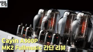 (리뷰) Cayin A300P MK2 Fullmusic 진공관 앰프 간단 리뷰