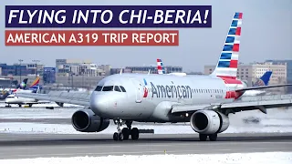 FLYING INTO CHI-BERIA! American A319 Main Cabin Extra Review