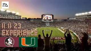 Florida State Football Experience vs Miami 2023 (Live Crowd Atmosphere)