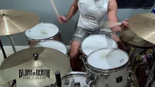 Mucho Drums Black Night Cover with Topsy Kretts - Glory or Death Records