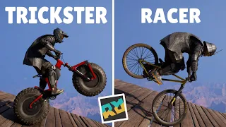 Trickster Controls VS Racer Controls | Riders Republic