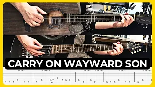 Carry On Wayward Son - Kansas | Tabs | Guitar Lesson | Cover | Solos | Tutorial | All Guitar Parts