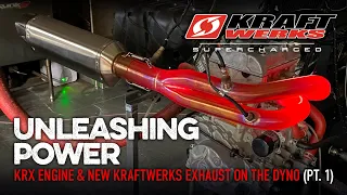 Unleashing Power: KraftwerksUSA's KRX Engine and New Header on the Dyno