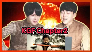 Koreans React to 【KGF Chapter 2】 | Yash | Sanjay Dutt | Raveena Tandon