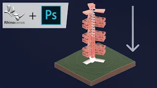 Exploded Axonometric Animation Tutorial - Rhino 7