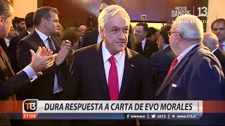 Dura respuesta a carta de Evo Morales