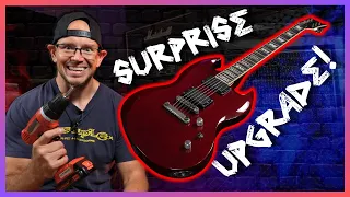 I did the ULTIMATE guitar upgrade for my best friend's guitar...without telling him