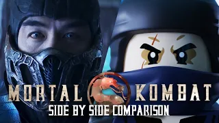 LEGO Mortal Kombat Trailer | Side-by-Side Comparison