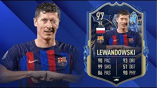 FIFA 23: ROBERT LEWANDOWSKI 97 TOTS PLAYER REVIEW I FIFA 23 ULTIMATE TEAM