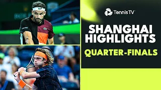 Dimitrov Takes On Jarry; Rublev vs Humbert | Shanghai 2023 Quarter-Final Highlights