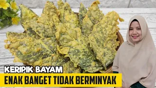 CARA BUAT KERIPIK BAYAM YANG ENAK & TIDAK BERMINYAK