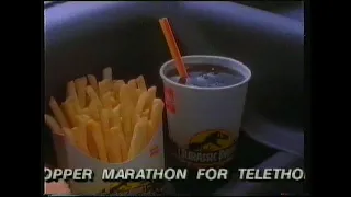 Hungry Jacks Jurassic Park commercial 1993