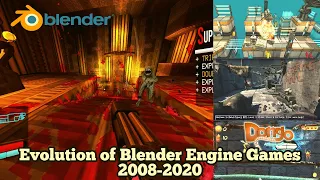 Evolution of Blender Engine Games 2008-2020