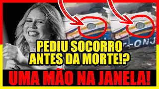 VÍDEO MOSTRA MÃO NA JANELA de AVIÃO DA MARÍLIA MENDONÇA