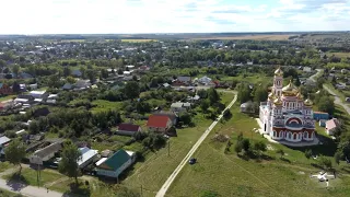 город Спасск Пензенской области  Беднодемьяновск   аэросъемка в Пензенской области