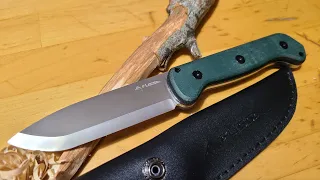Flissa Bushcraft Knife in D2 Steel, budget knife of the year ?