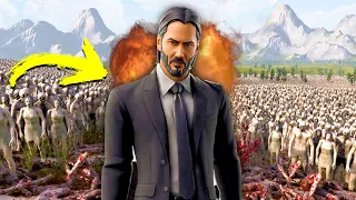 John Wick Mataria 1.000.000 Zumbis? | Ultimate Epic Battle Simulator 2