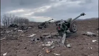 Iznīcinā krievijas okupantu armijas kolonna un artilērija pie Nikolajevas Ukrainā