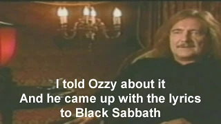 Geezer talks about the song "Black Sabbath"