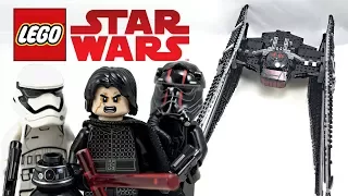 LEGO Star Wars The Last Jedi Kylo Ren's TIE Fighter review! 2017 set 75179!