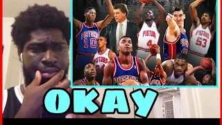 "The Bad Boys Huh"  ARE THE 88-89 PISTONS THE GREATEST TEAM EVER? (REACTION!!)