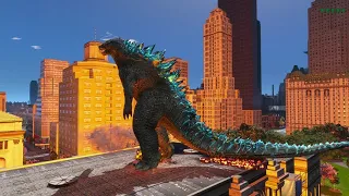 GTA 5 - Godzilla vs. Military