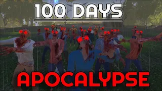 I Survived In A 100 Days ARK Zombie Apocalypse... Here's What Happened