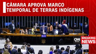 Câmara aprova marco temporal de terras indígenas | CNN PRIME TIME