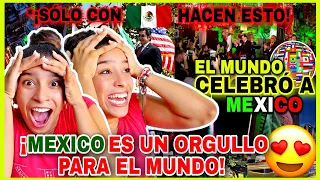 Así CELEBRA el MUNDO🌏 a MEXICO🇲🇽 2023 reaction ¡MEXICO tiene algo ESPECIAL🥹 que CONQUISTA al MUNDO!