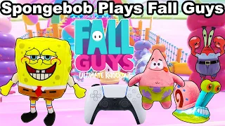 Sbob Movie: Spongebob Plays Fall Guys!