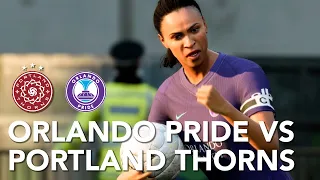 Orlando Pride vs Portland Thorns – NWSL Game Week 10  |  EA FC24 CPU vs CPU Sim