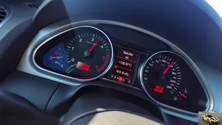 Audi Q7 4 2 TDi V8 0-100+ kmh acceleration