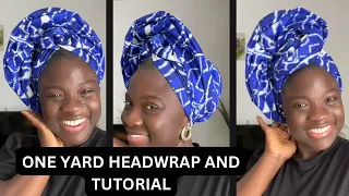 QUICK HEADWRAP TUTORIAL Beginners Friendly / Tutorial 🔥