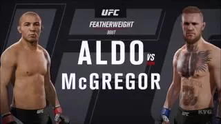 EA Sports UFC 2 - José Aldo vs Conor McGregor | Gameplay (HD) [1080p60FPS]