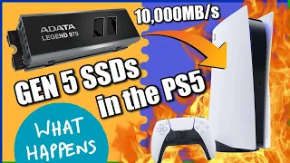 What Happens When You Use a Gen5 SSD in a Playstation 5?