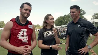 Derek Carr & David Carr talk Saints Training Camp 2023