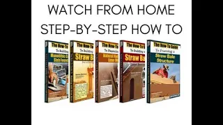 Learn How To Build Your Own Straw Bale House In This Complete Step By Step Instant Download Video
