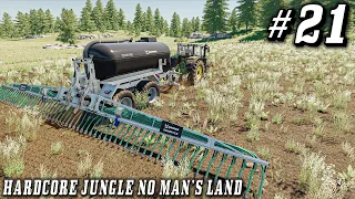 Spreading Slurry & Harvesting Corn on "Hardcore Jungle No Man's Land"